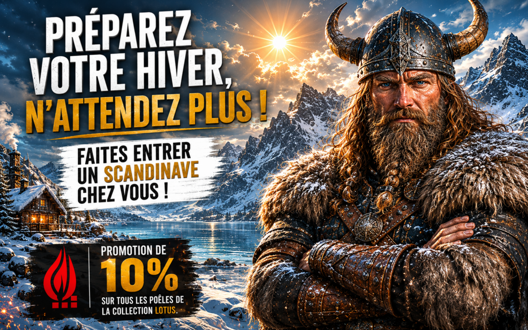 Promotion de 10% sur tous les poêles de la collection Lotus